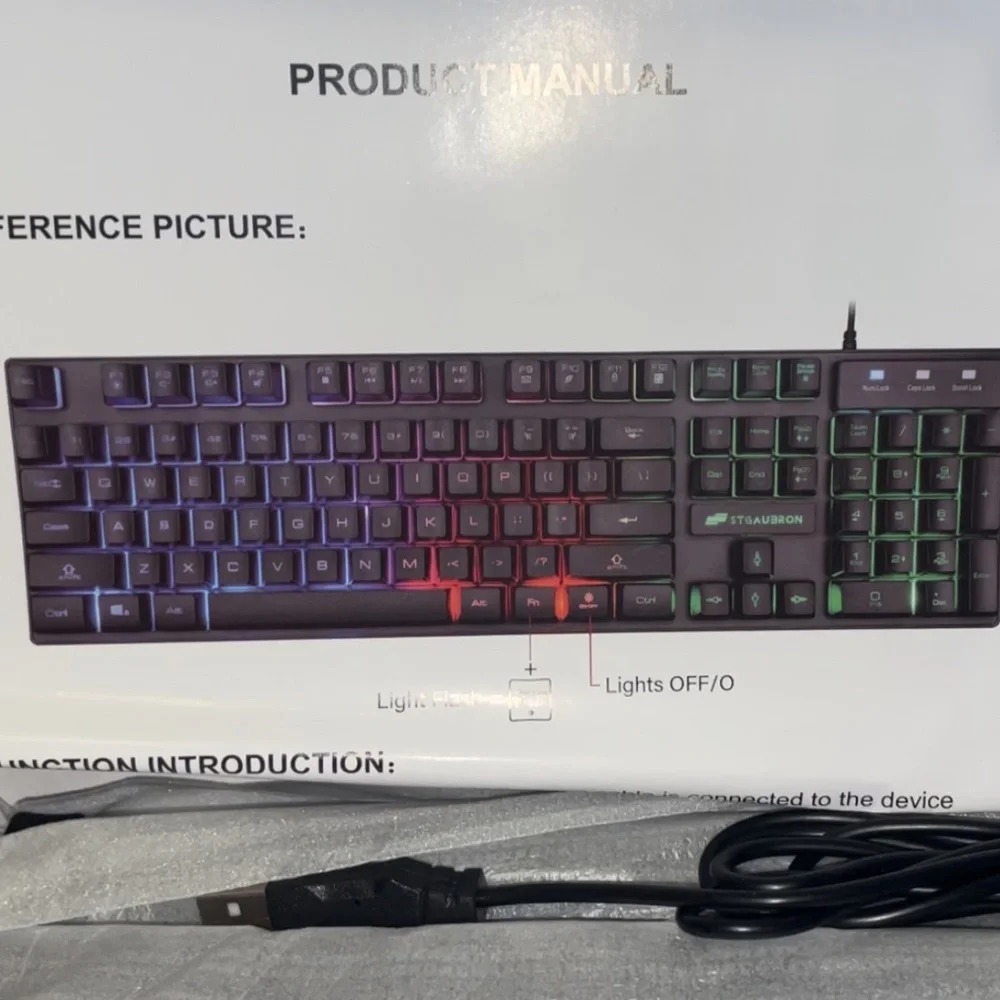 Teclado y Mouse Gamer Nuevo marca STGAUERON